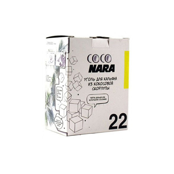 Уголь CocoNara 22мм для кальяна - 24 шт в Донецке