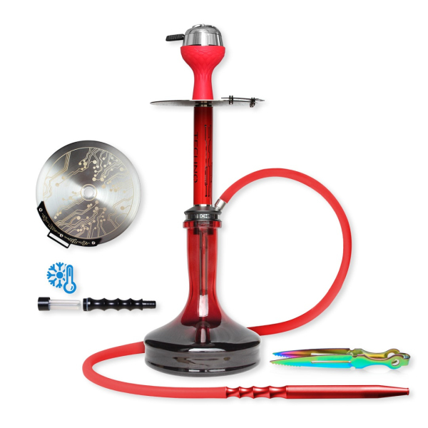 Кальян Seven star TE1 TECHNO Red 60см в Донецке
