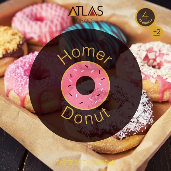 Табак Atlas Homer Donut 100гр в Донецке