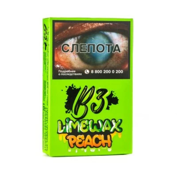Табак B3 Limewax peach (Персик Лайм) 50 гр в Донецке