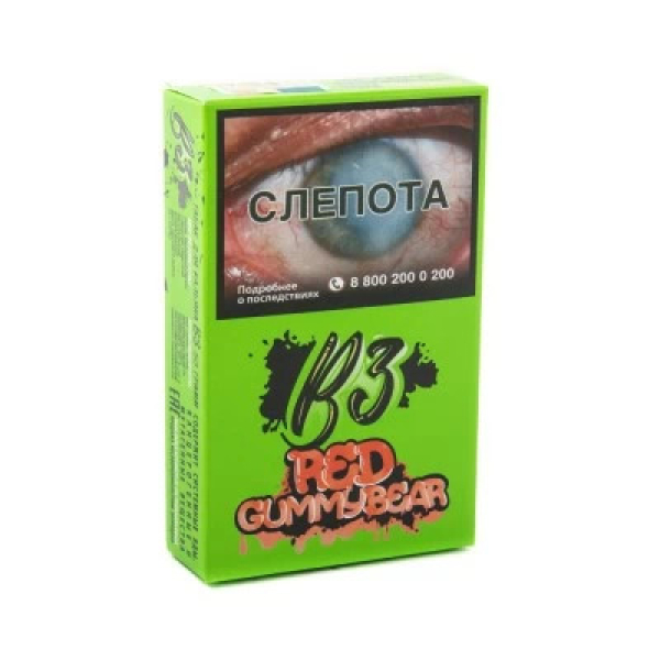 Табак B3 Red Gummy Bear (Красные Мишки Гамми) 50 гр в Донецке