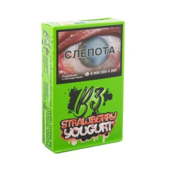Табак B3 Strawberry Youghurt (Клубничный Йогурт) 50 гр в Донецке
