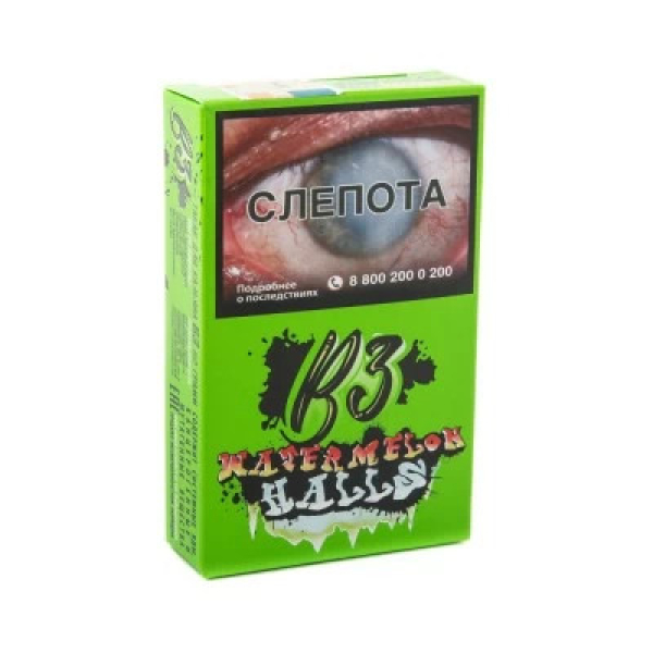 Табак B3 Watermelon Halls (Ледяной Арбуз и Дыня) 50 гр в Донецке