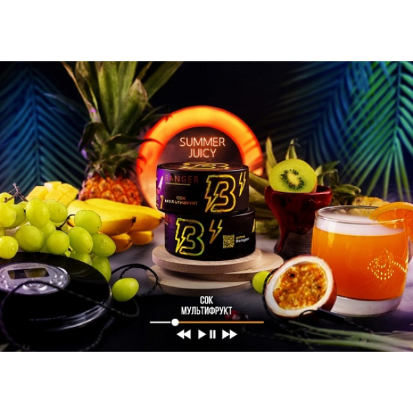 Табак Banger Summer Juicy 100 грамм в Донецке
