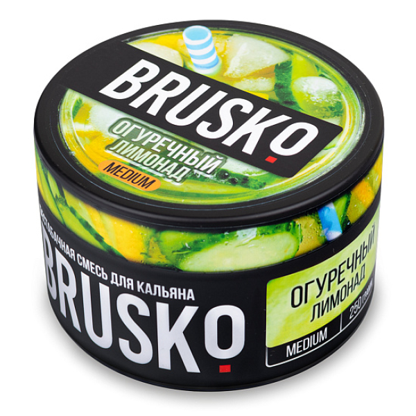 Смесь BRUSKO ОГУРЕЧНЫЙ ЛИМОНАД (MEDIUM) 250 гр в Донецке