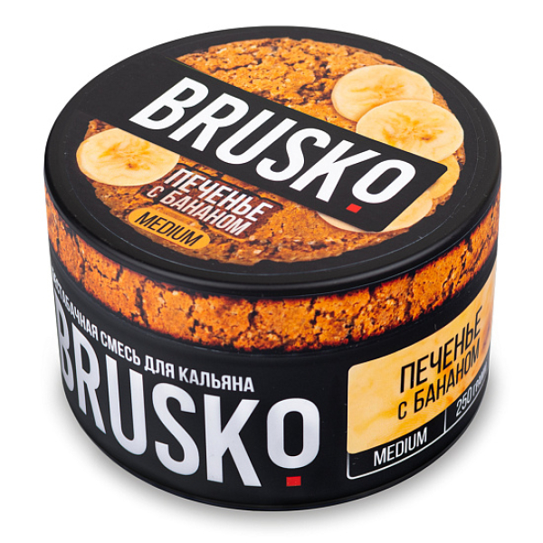 Смесь BRUSKO ПЕЧЕНЬЕ С БАНАНОМ (MEDIUM) 250 гр в Донецке