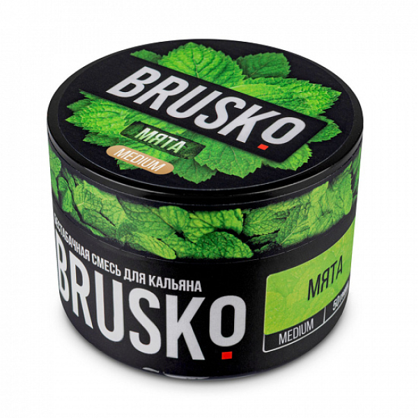 Смесь Brusko Medium Мята 50 грамм в Донецке