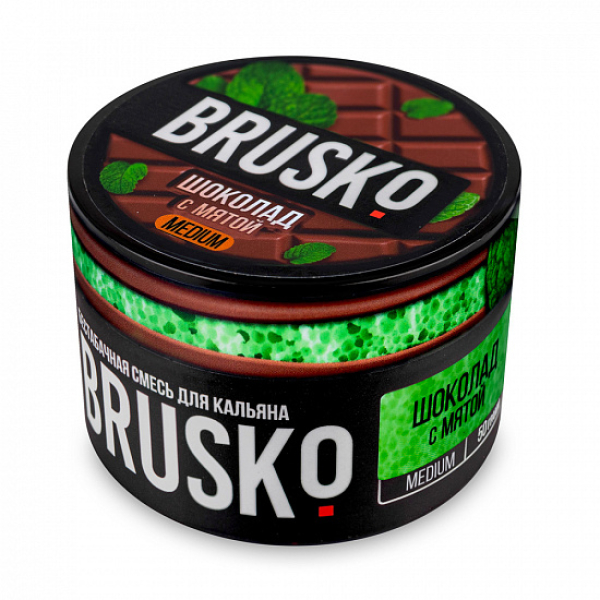 Смесь Brusko Medium Шоколад с мятой 50 грамм в Донецке