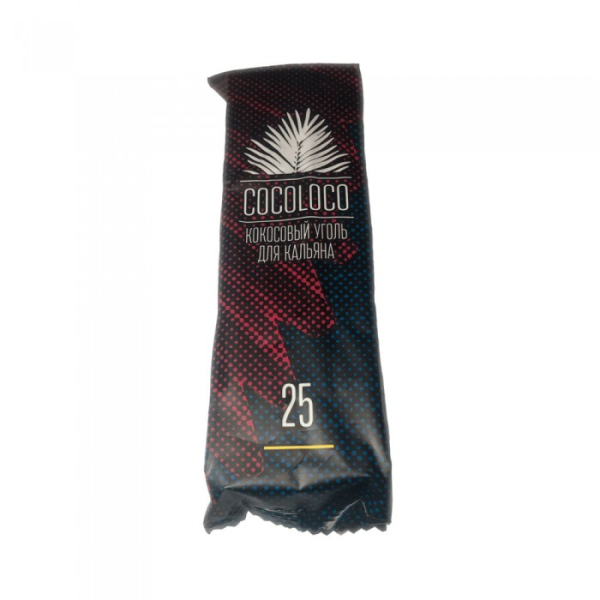Кокосовый уголь Cocoloco 25мм - 12 шт. в Донецке