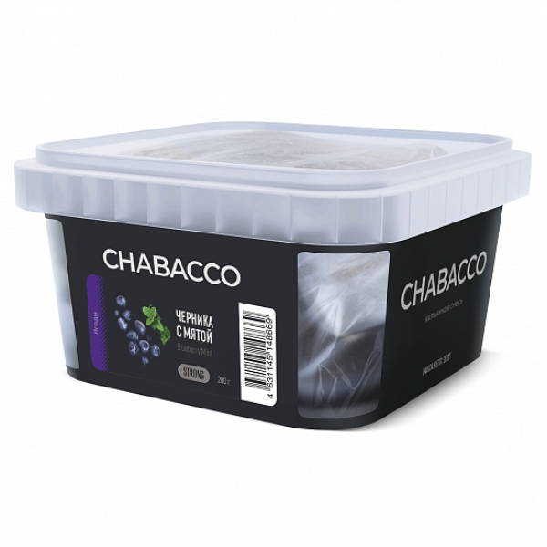 Смесь Chabacco Strong Blueberry mint (Черника с мятой) 200 гр в Донецке