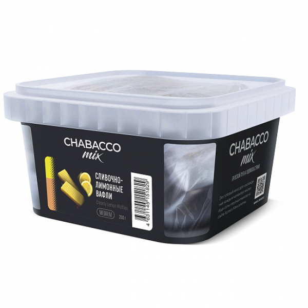 Смесь Chabacco mix Creamy Lemon Waffles (Сливочно-лимонные вафли) 200 гр в Донецке