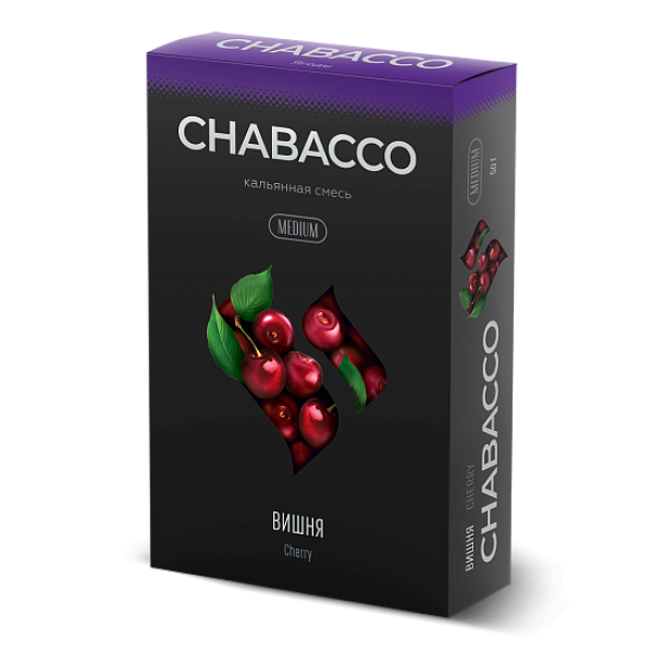 Смесь Chabacco Medium CHERRY (ВИШНЯ) 50 гр в Донецке