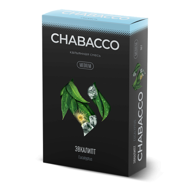 Смесь Chabacco Medium EUCALUPTUS (ЭВКАЛИПТ) 50 гр в Донецке