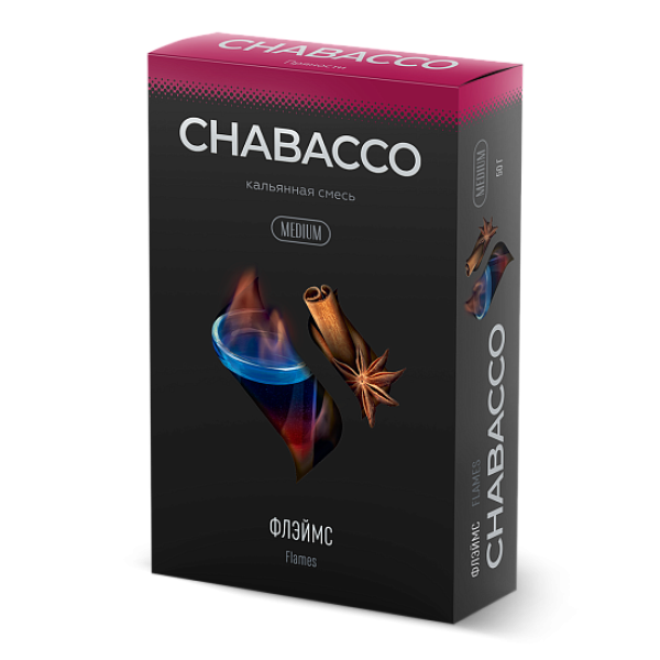Смесь Chabacco Medium FLAMES (ФЛЕЙМС) 50 гр в Донецке