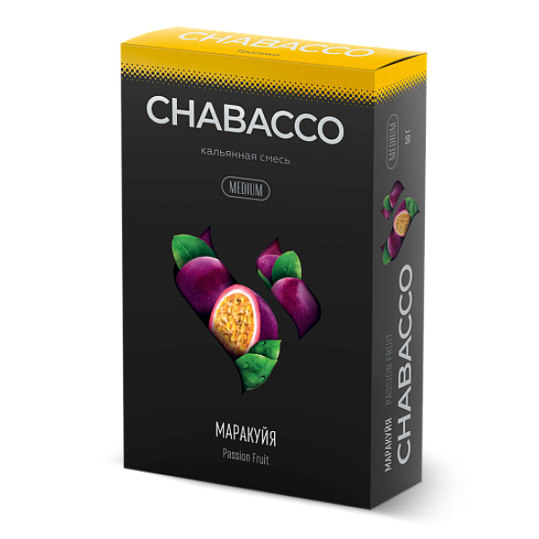 Смесь Chabacco Medium PASSION FRUIT (МАРАКУЙЯ) 50 гр в Донецке