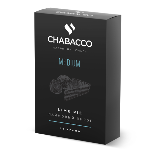 Смесь Chabacco Medium LIME PIE (ЛАЙМОВЫЙ ПИРОГ) 50 гр в Донецке