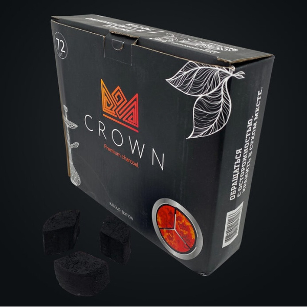 Уголь Crown KALOUD edition для кальяна (72 шт.) в Донецке