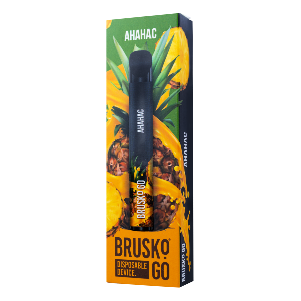 Одноразовая электронная сигарета Brusko Go Ананас 800 затяжек в Донецке