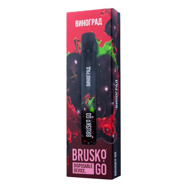 Одноразовая электронная сигарета Brusko Go Виноград 800 затяжек в Донецке