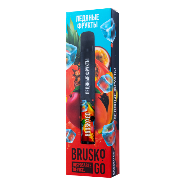 Одноразовая электронная сигарета Brusko Go Ледяные Фрукты 800 затяжек в Донецке