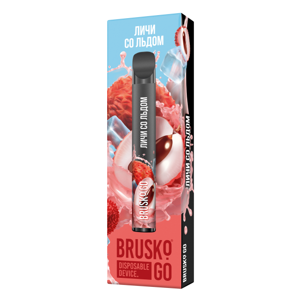 Одноразовая электронная сигарета Brusko Go Личи Со Льдом 800 затяжек в Донецке