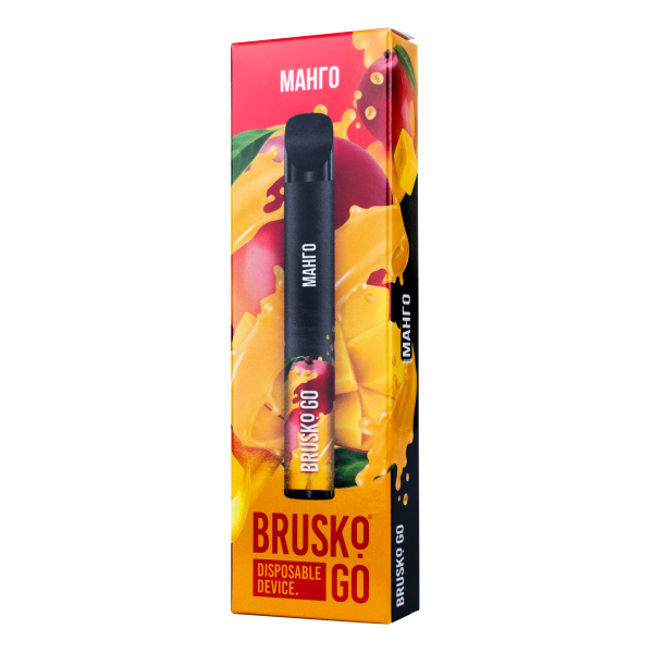 Одноразовая электронная сигарета Brusko Go Манго 800 затяжек в Донецке