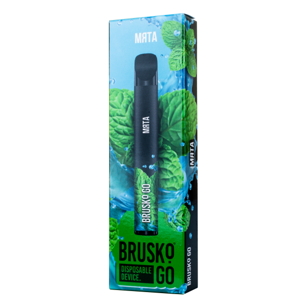 Одноразовая электронная сигарета Brusko Go Мята 800 затяжек в Донецке