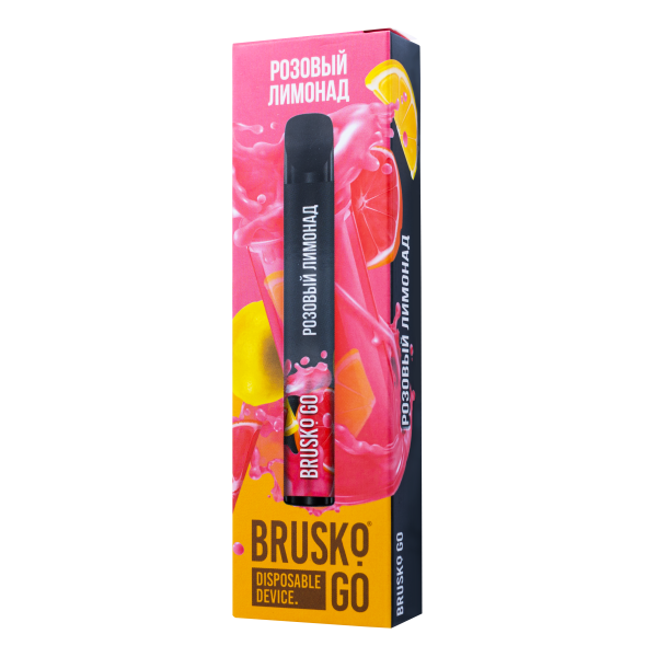 Одноразовая электронная сигарета Brusko Go Розовый Лимонад 800 затяжек в Донецке