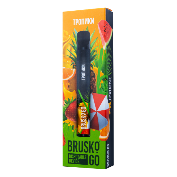 Одноразовая электронная сигарета Brusko Go Тропики 800 затяжек в Донецке