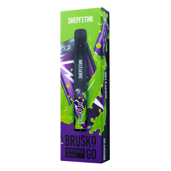 Одноразовая электронная сигарета Brusko Go Энергетик 800 затяжек в Донецке