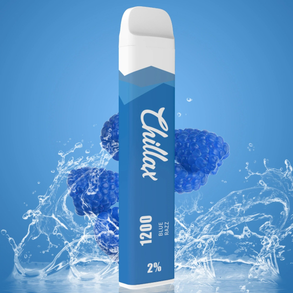 Chillax Blue Razz (Синяя малина), 1200 тяг в Донецке