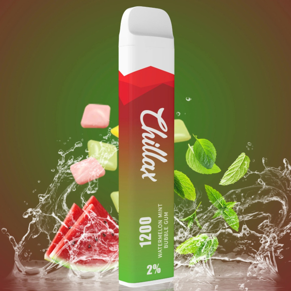 Chillax Watermelon Mint bubble gum (Арбуз Мятная жвачка), 1200 тяг в Донецке