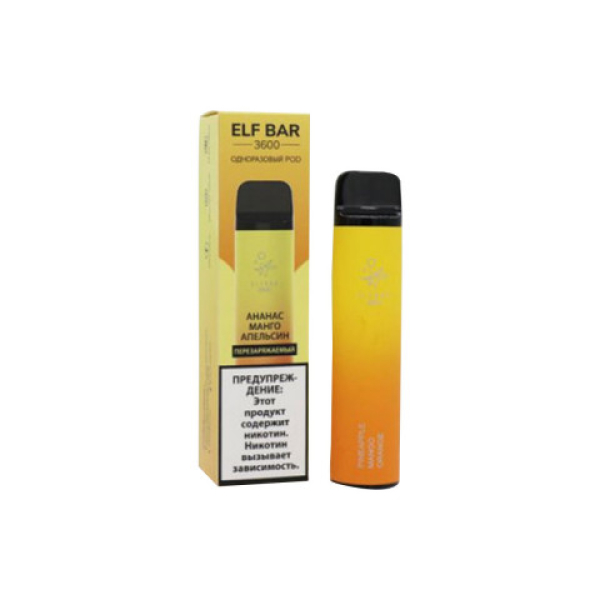 Elfbar (3600 (Ананас манго апельсин)), 3600 тяг в Донецке