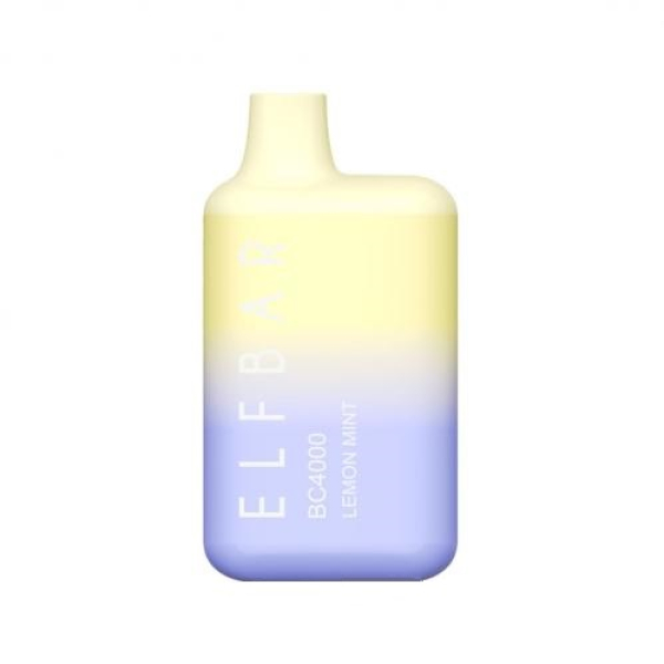 Elf Bar BC4000 Lemon Mint (Лимон с мятой), 4000 тяг в Донецке