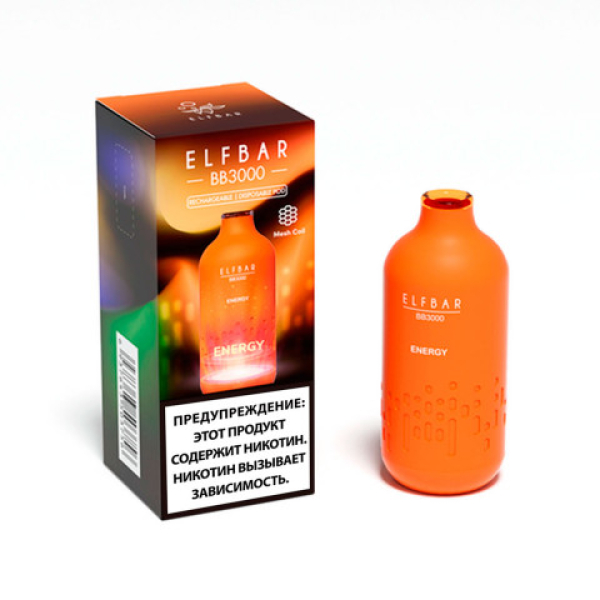 Elfbar BB3000 Энергетик, 3000 тяг в Донецке