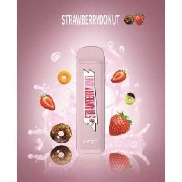 HQD MEGA Strawberry Donut (Клубничный Пончик), 1800 тяг в Донецке