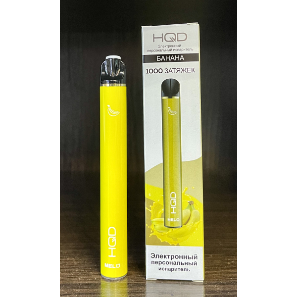 HQD melo banana (банан) 1000 затяжек в Донецке