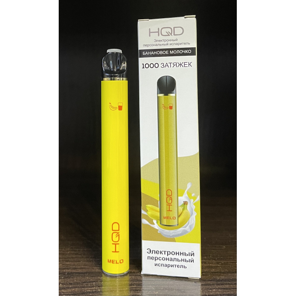 HQD melo banana milk (банановое молочко) 1000 затяжек в Донецке