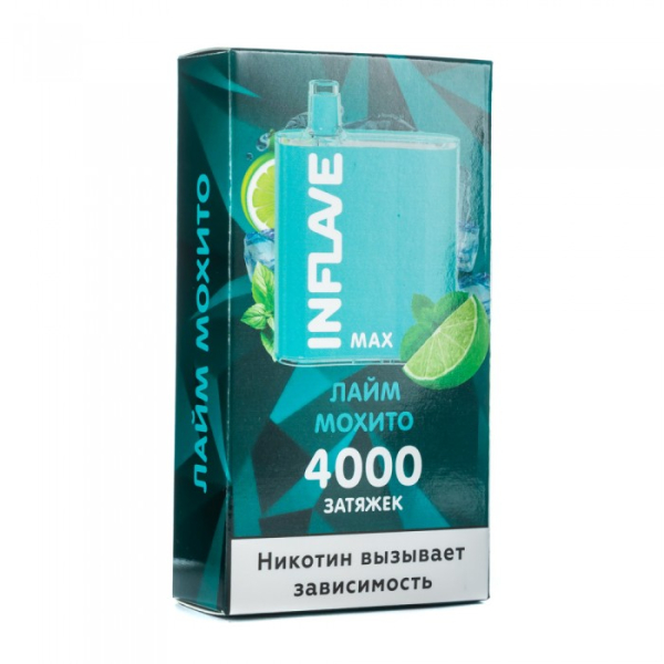 INFLAVE MAX Лайм мохито, 4000 тяг в Донецке