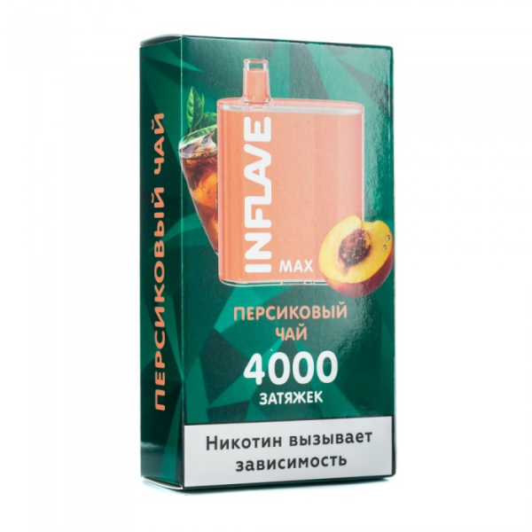 INFLAVE MAX Персиковый чай, 4000 тяг в Донецке