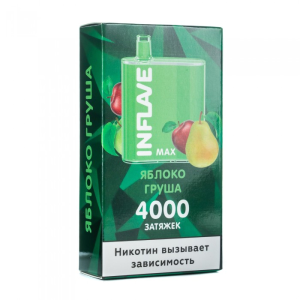 INFLAVE MAX Яблоко груша, 4000 тяг в Донецке