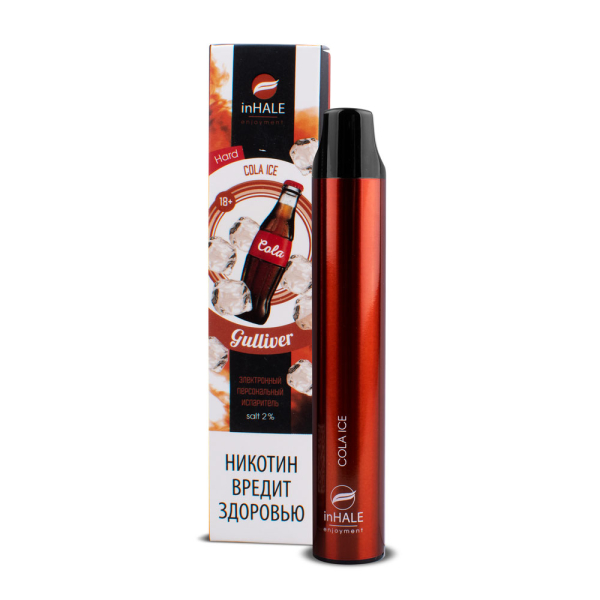 inHale Guliver Hard Cola Ice (Кола Со Льдом) 1500 затяжек в Донецке