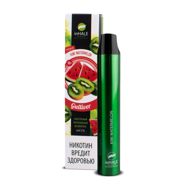 inHale Guliver Hard Kiwi Watermelon (Киви Арбуз) 1500 затяжек в Донецке