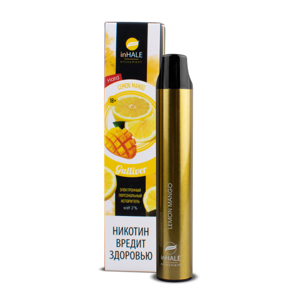 inHale Guliver Hard Lemon Mango (Лимон Манго) 1500 затяжек в Донецке
