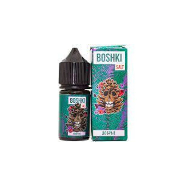 Жидкость BOSHKI Salt Добрые (Мороженное хвоя ягоды) (30 мл, 20 мг/мл) в Донецке