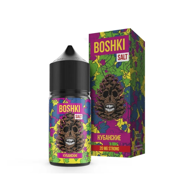 Жидкость BOSHKI Salt Кубанские (Виноград черника хвоя) (30 мл, 20 мг/мл) в Донецке