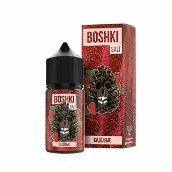 Жидкость BOSHKI Salt Садовые (клубника хвоя) (30 мл, 20 мг/мл) в Донецке