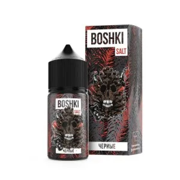 Жидкость BOSHKI Salt Черные (кола хвоя) (30 мл, 20 мг/мл) в Донецке