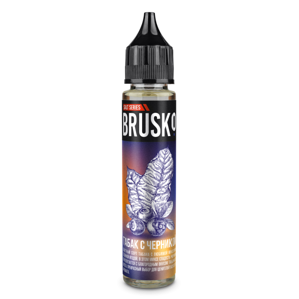 Жидкость Brusko Salt Табак С Черникой 30 мл в Донецке