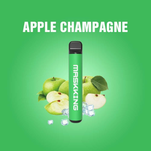 Одноразовая электронная сигарета Maskking High Pro Apple Champagne (Яблочное Шампанское) 1000 затяжек в Донецке